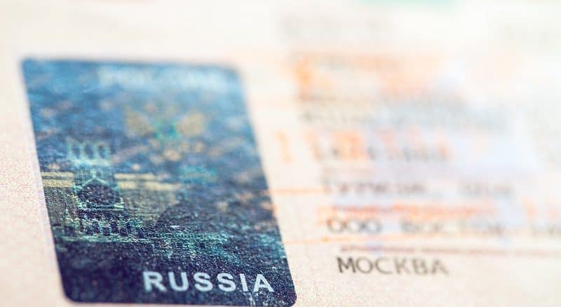 Виза в Россию