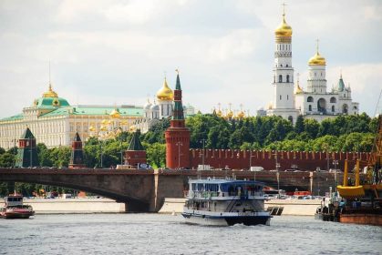 Moskau Sicht zum Kreml Reiseangebot: 4 Tage Moskau ab 229€