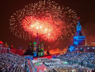 Spasskaya Tower - das Moskauer Militärmusikfestival