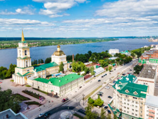 Luftbild von Perm