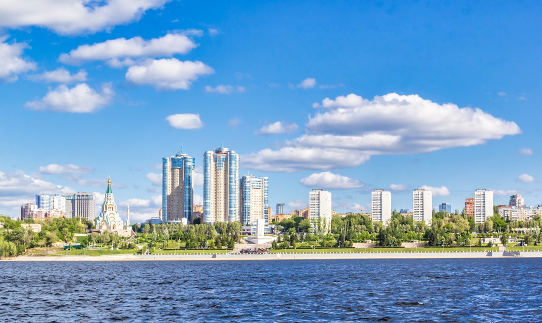 Samara Millionenstadt am linken Ufer der Wolga